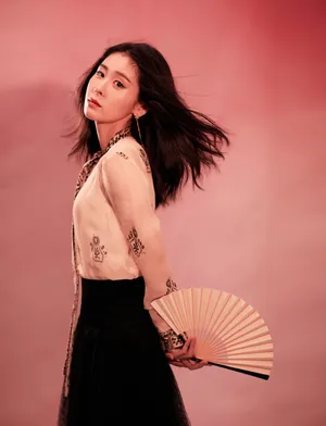 张碧晨粉色甜蜜写真图片_6
