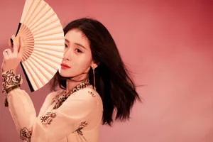 张碧晨粉色甜蜜写真图片_7