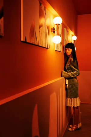 曹曦月甜美优雅写真图片_2