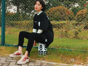 阚清子清新夏日街拍图片