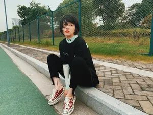 阚清子清新夏日街拍图片_4
