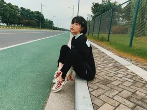阚清子清新夏日街拍图片_6