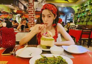 钟楚曦唯美泰国旅拍照图片_4