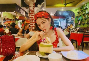钟楚曦唯美泰国旅拍照图片_5