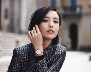 佟丽娅柔美干练代言写真图片_2