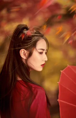 陈钰琪潇洒美艳古风写真大片_1