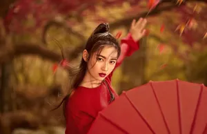 陈钰琪潇洒美艳古风写真大片_7