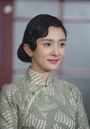 杨幂《解放了》旗袍民国风探班剧照图片_3