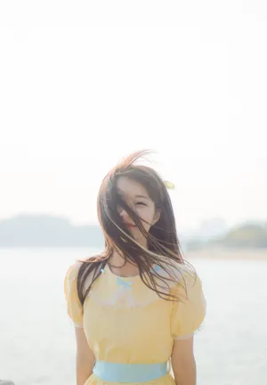 石雪婧甜美旅拍图片_3
