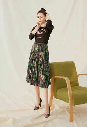 黄梦莹清爽甜美春日写真图片_2