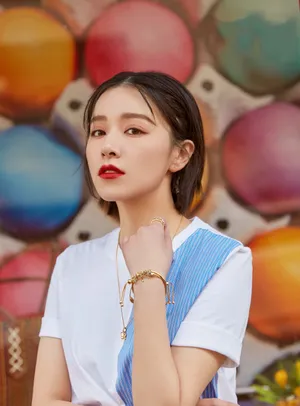 阚清子清新休闲写真图片