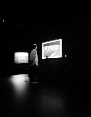 林一黑白质感写真大片_5