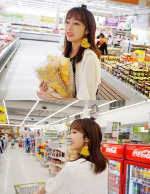 宣璐元气少女感超市私服图片