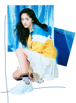 周洁琼百变风格甜美写真图片_3