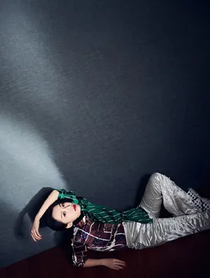 李念潇洒率性写真图片_1