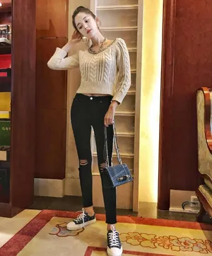 古力娜扎精致利落私服照图片_3