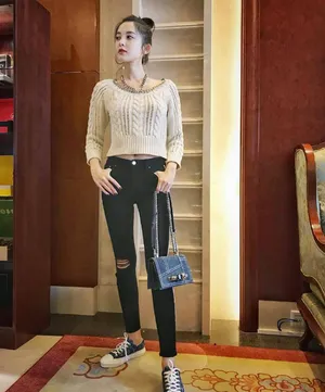 古力娜扎精致利落私服照图片_4