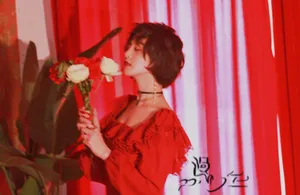 高雨儿美艳性感红裙写真图片_2