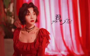 高雨儿美艳性感红裙写真图片_3