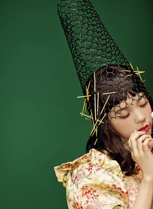 欧阳娜娜复古摩登写真图片_7