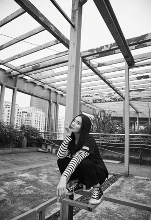 宋佳复古质感甜美写真图片