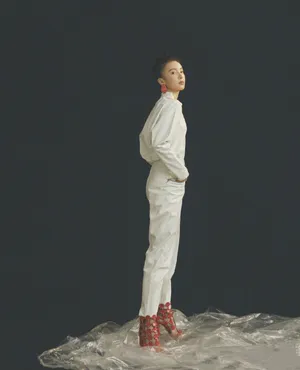 金晨精致随性写真图片_1