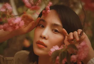 韩丹彤春日樱花少女写真图片_3