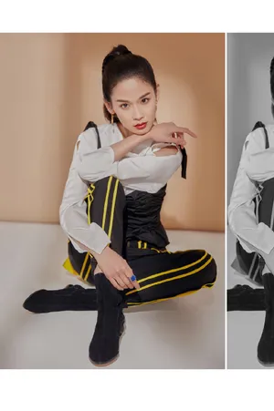 屈菁菁性感洒脱写真图片_5