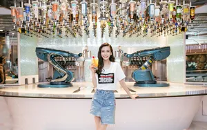 angelababy清新唯美海上写真图片_3
