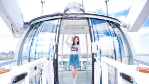 angelababy清新唯美海上写真图片_5