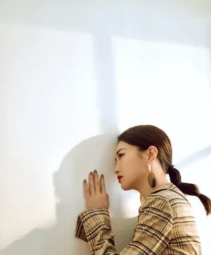 包文婧清新甜美写真图片