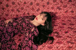程潇紫色梦幻甜美写真图片_3