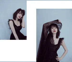 黄璐成熟性感光影写真图片_3
