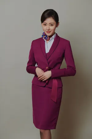 张天爱中国机长性感空姐制服写真图片_3