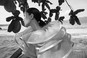 angelababy优雅性感海边写真图片_3