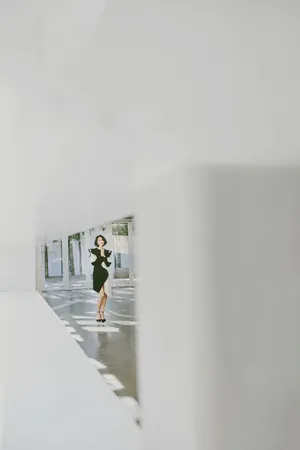 朱丹性感时尚光影写真图片_9