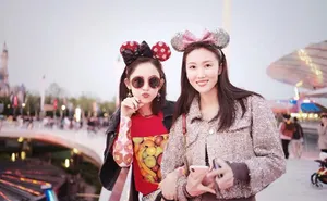 古力娜扎迪士尼唯美旅拍照图片_4