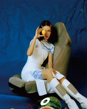 金晨机车风性感大片写真图片_6