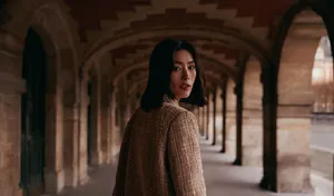 刘雯优雅巴黎街头写真图片_2