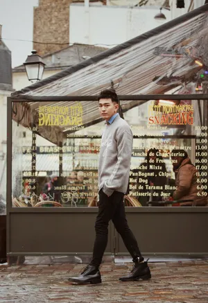 孔垂楠写真孔垂楠巴黎街拍图片_5