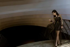 景甜优雅性感活动写真图片_6