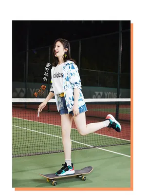 李兰迪清新少女风写真图片