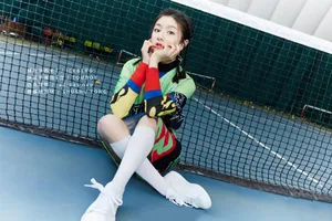 李兰迪清新少女风写真图片
