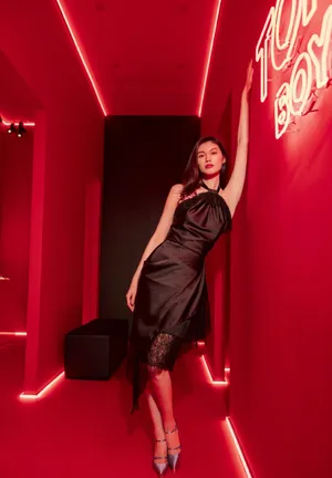 维密天使何穗性感活动照图片