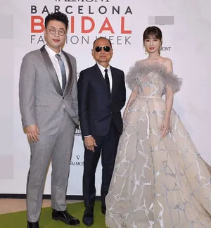 杜海涛沈梦辰婚纱时装周活动照图片_7