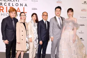 杜海涛沈梦辰婚纱时装周活动照图片_9