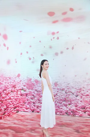 王鸥清新素雅活动照图片