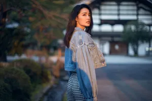 李沁休闲时尚街拍图片_3