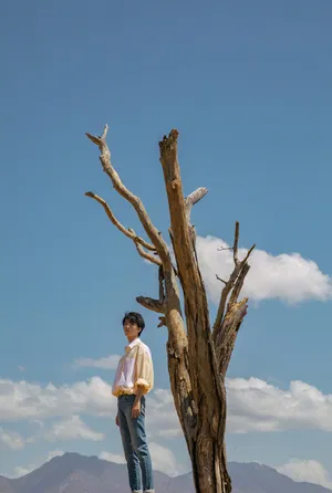 王俊凯清爽文艺旅拍写真图片_2