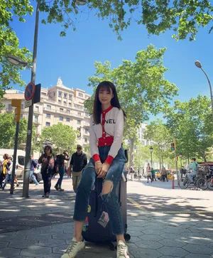 沈梦辰清新养眼旅拍照图片_3
